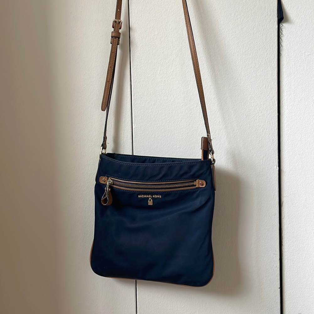 Nylon cross body bag
